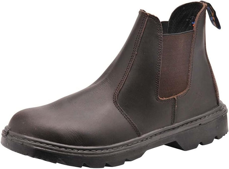 Portwest Steelite Dealer Sicherheitsstiefel S1P , Grösse: 45, Farbe: Braun, FW51BRR45 45 EU Braun, 4