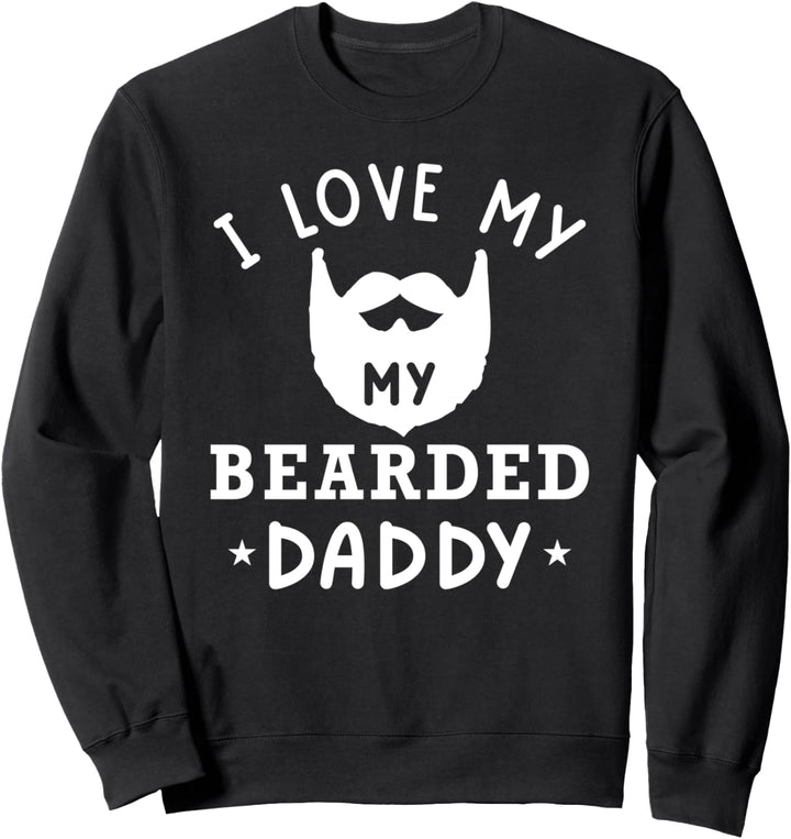 Papa Vater mit Bart Geschenk für Vatertag Sweatshirt
