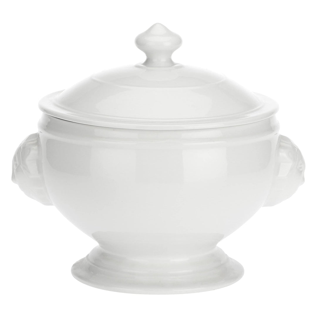 La porcellana Chimäre Löwe Suppenterrine Geschenk-Box, weiss, 22 cm