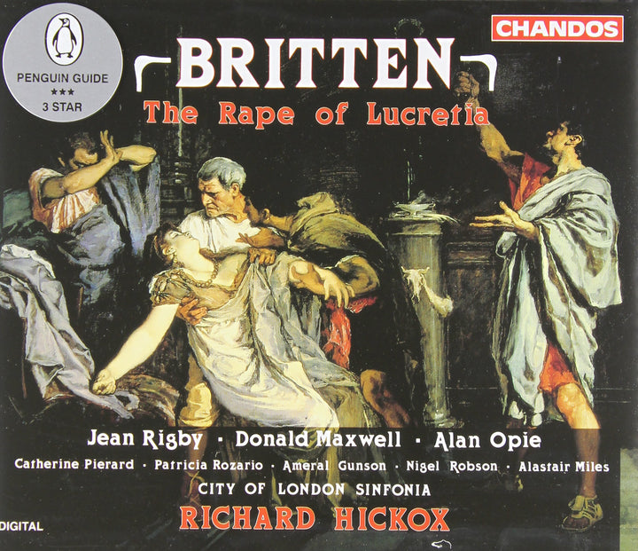 Britten: The Rape of Lucretia (Gesamtaufnahme) (engl.), Audio-CD