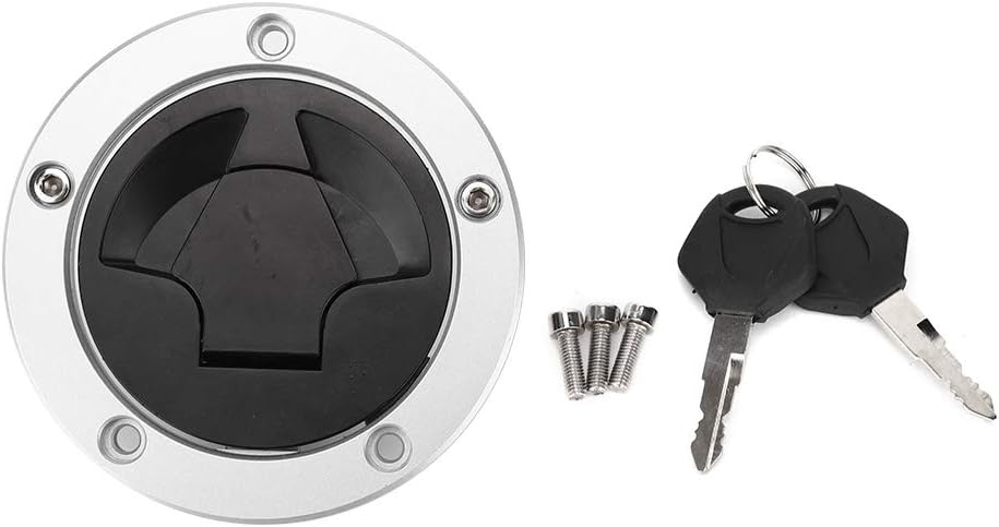 Motorrad Tankdeckel Gas, Motorrad-Tankdeckelschloss mit Passform für Kawasaki Ninja ZX-6R / ZX-10R /