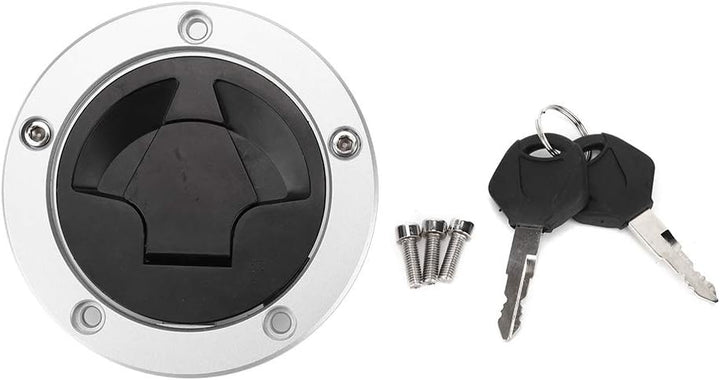 Motorrad Tankdeckel Gas, Motorrad-Tankdeckelschloss mit Passform für Kawasaki Ninja ZX-6R / ZX-10R /