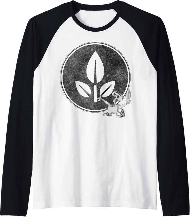 Disney Pixar Wall-E Dance Leaf Logo Raglan