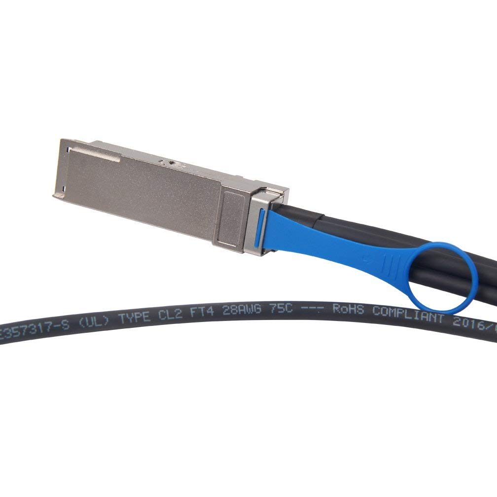 10Gtek 100G QSFP28 to 4X 25G SFP28 Breakout DAC Passive Direct Attach Copper Twinax Cable for Arista