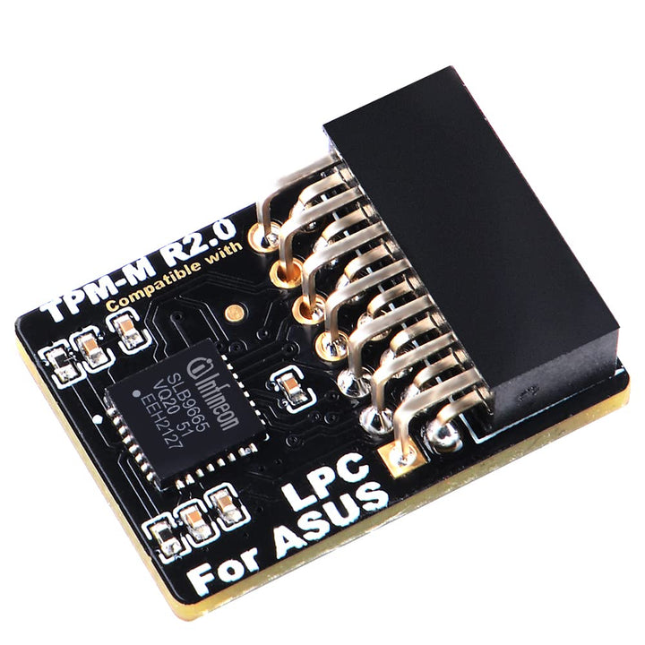 NewHail TPM2.0 Modul LPC 14Pin Modul mit Infineon SLB9665 für ASUS Motherboard kompatibel mit TPM-M