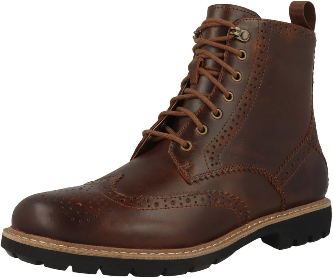 Clarks Herren Batcombe Lord Chelsea Boots 47 EU Dunkelbraunes Leder, 47 EU Dunkelbraunes Leder