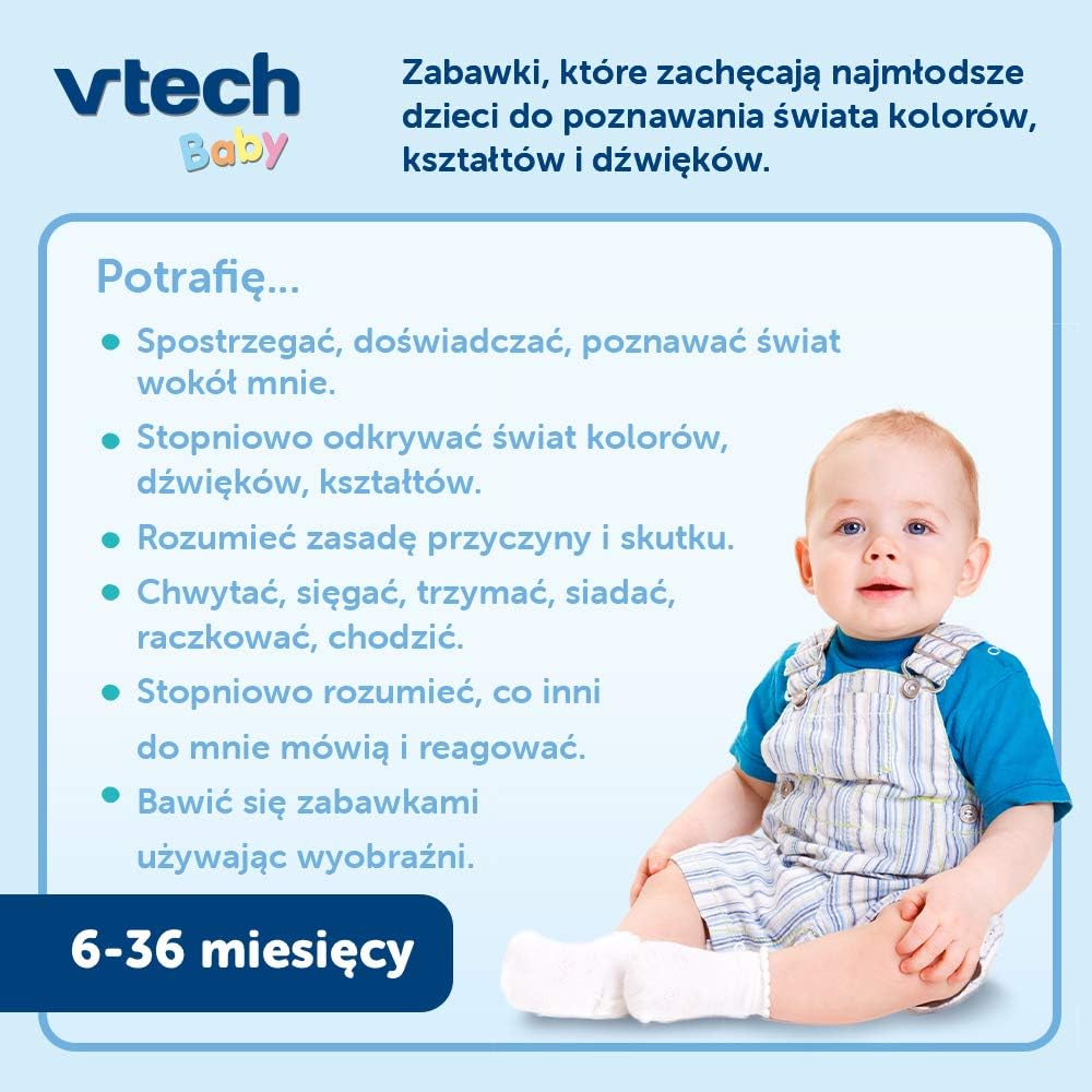 Trefl VTech Książeczka Bajeczka Elektroniczna Zabawka Edukacyjna dla Dzieci od 9 miesięcy