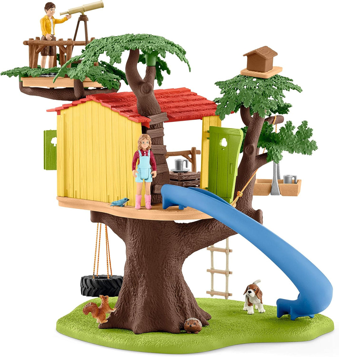 Schleich Farm World 42408 Adventure tree house Single Standardverpackung, Single Standardverpackung