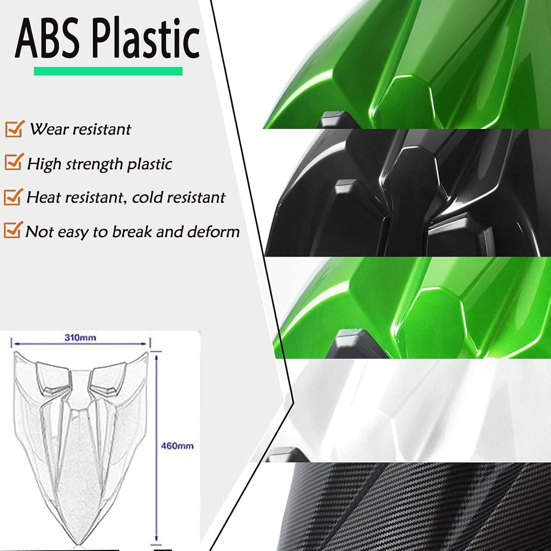 Replacement for Ninja650 Z650 Sitz Abdeckung Hinten Sozius Harte Solo Sitz Gugel Buckel für Ninja 65