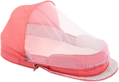 Upgrade Travel Bassinet, Foldable Bassinet, with Mouito Net and Awning, Portable Bassinets, Bed Bass