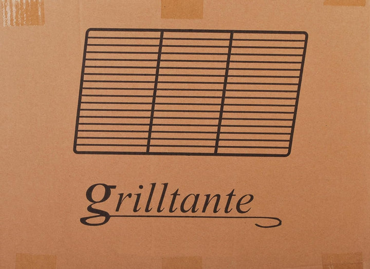 Edelstahl Grillrost 48 x 48cm V2A Grill 4/6mm Stäbe, rechteckig, Feuerschalen Kamin Feuerkorb
