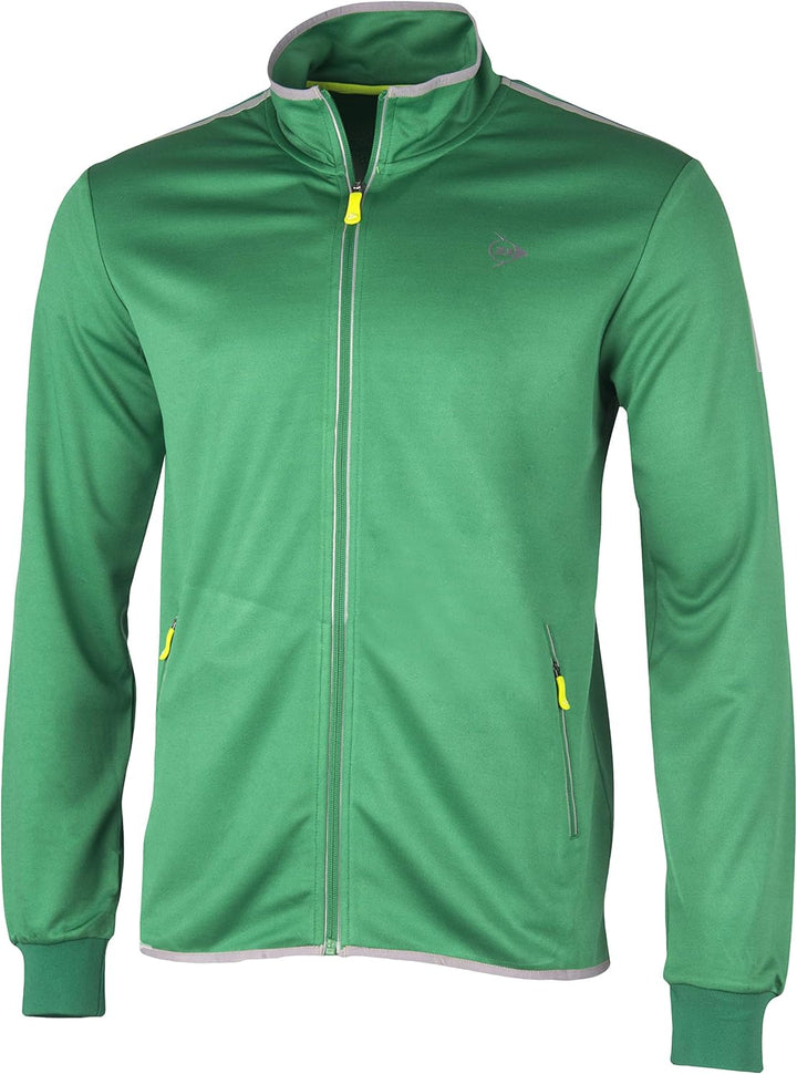 Dunlop Sports Herren Club Line Men Knitted Jacket Royal XXL Grün, XXL Grün