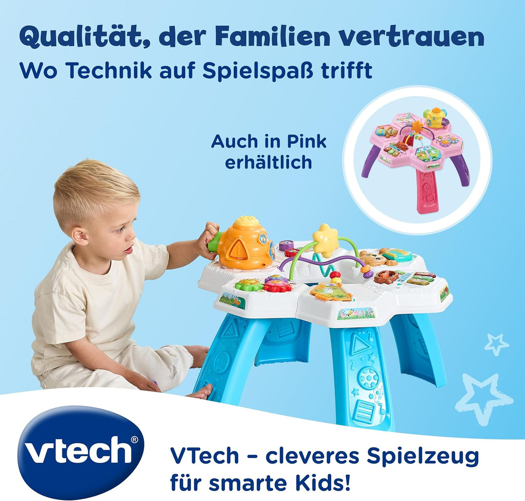Vtech Baby - Babys Entdeckertisch – Interaktiver Kindertisch mit zahlreichen Aktivitäten und Lerninh