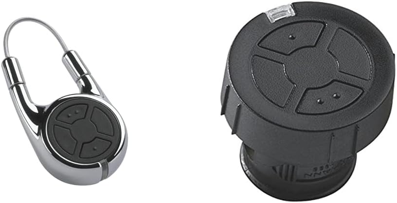 Hörmann 436775 Handsender HSD2 868-BS Chrom SW-Europa & Handsender HSZ2 868-BS, Garagentor-Öffner mi