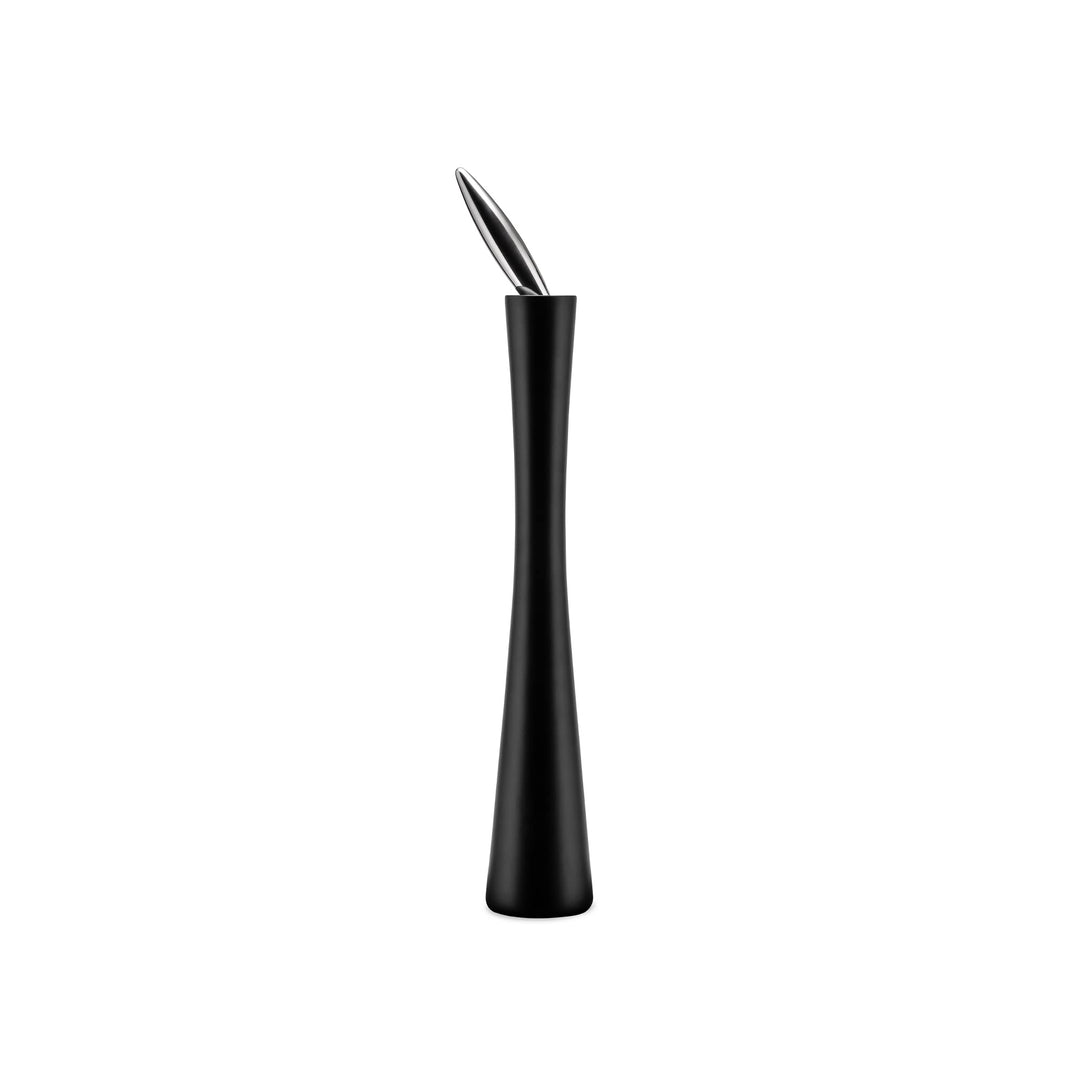Alessi,MP1562,Pfeffermühle AA8aus Buchenholz,schwarz, 4 x 51 x 4.7 cm, Schwarz