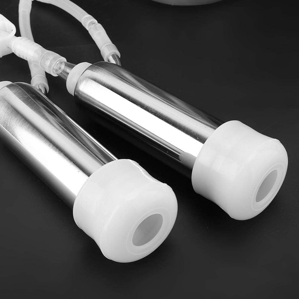 GOTOTOP 100-240V Melkmaschine für Kühe Ziegen Edelstahl Elektrisches System Melker Mini Haushaltsvak