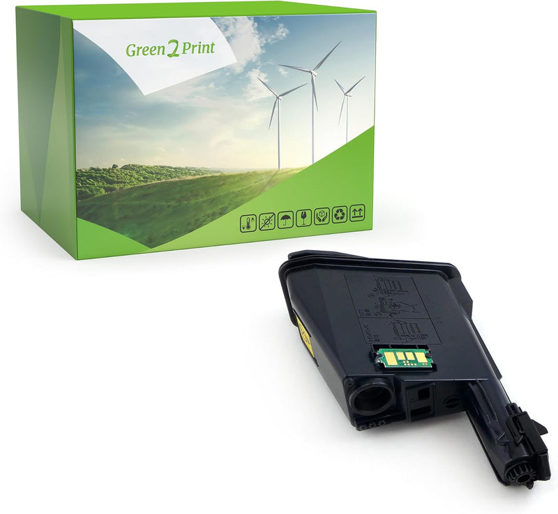 Green2Print Hochleistungstoner schwarz 5000 Seiten ersetzt Kyocera TK-1115, 1T02M50NLV passend für K