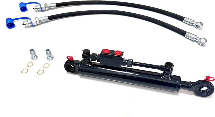 Hydraulischer Oberlenker Kat. 1-1 mit Sperrblock Inklusive 2 Schläuchen (Länge wählbar) (Min/Max:360