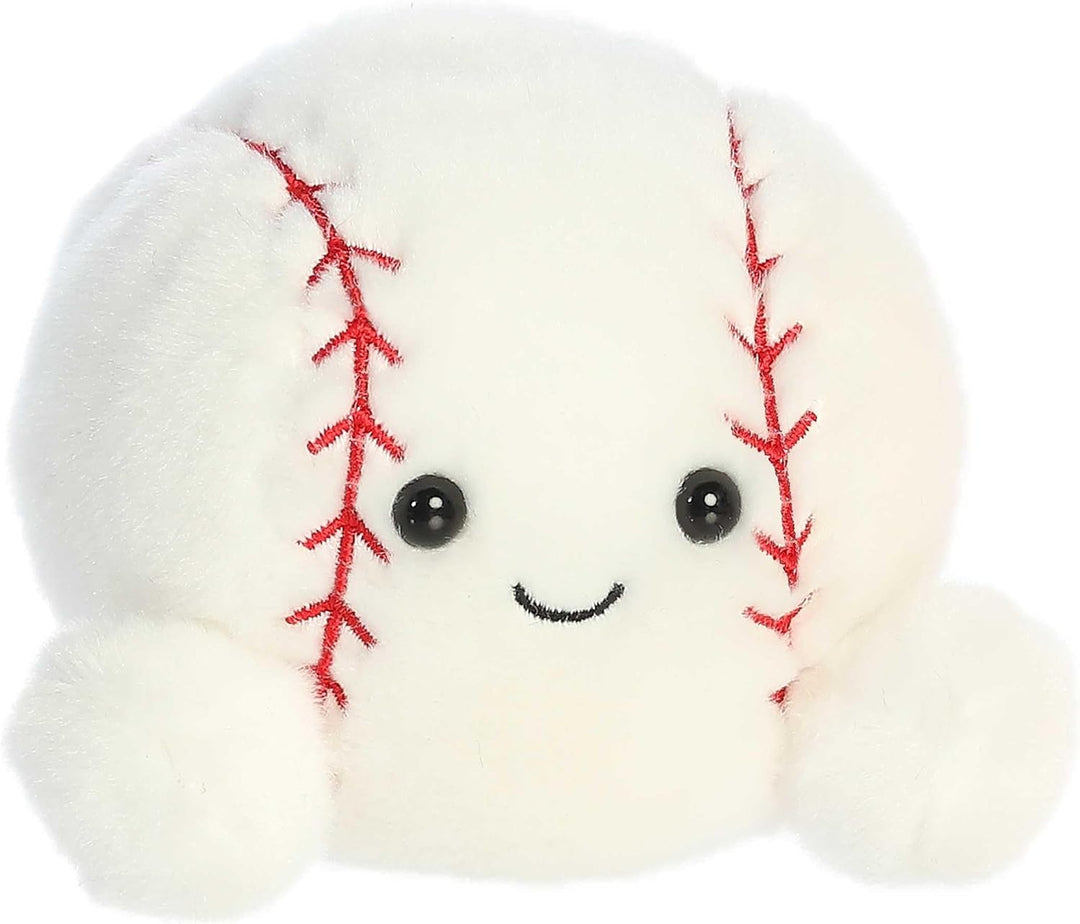 Aurora Adorable Palm Pals Slugger Baseball Stuffed Animal - Pocket-Sized Play - Collectable Fun - Wh