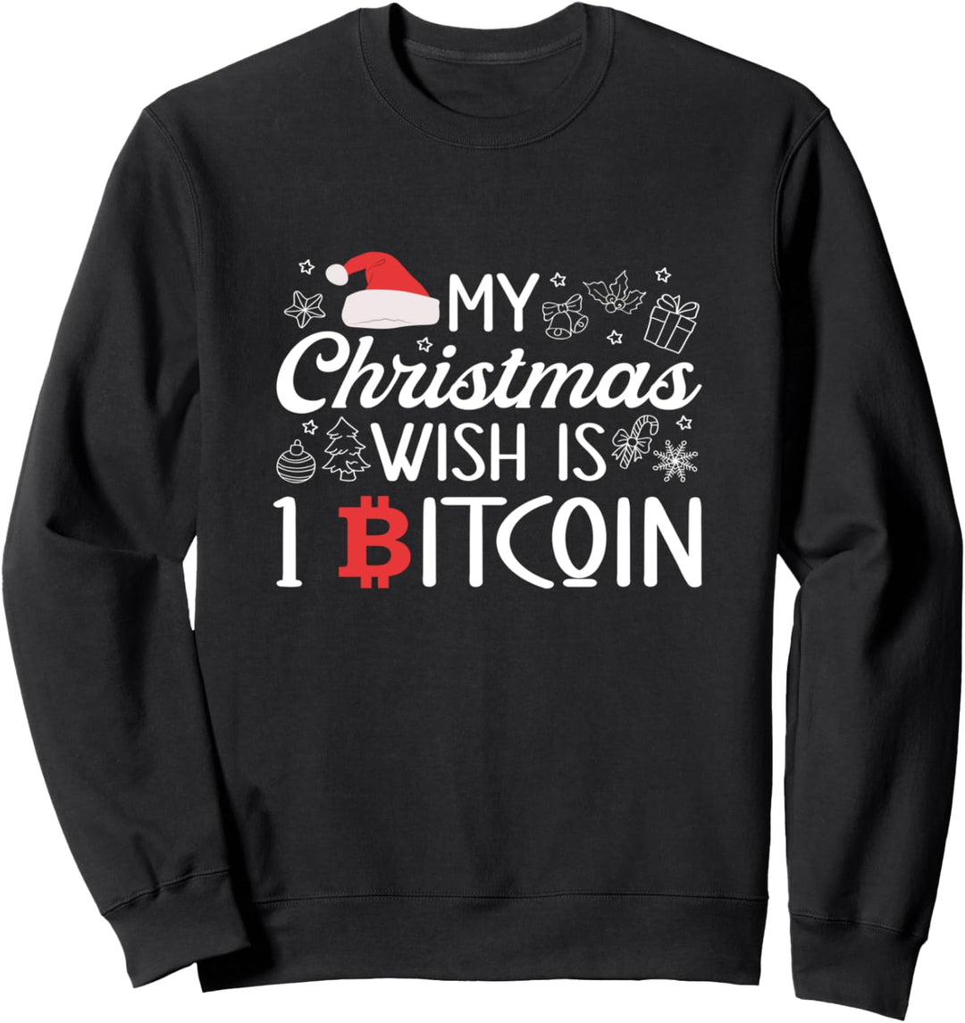 Bitcoin Cryptocurrency Crypto Coin Xmas Bitcoin Sweatshirt