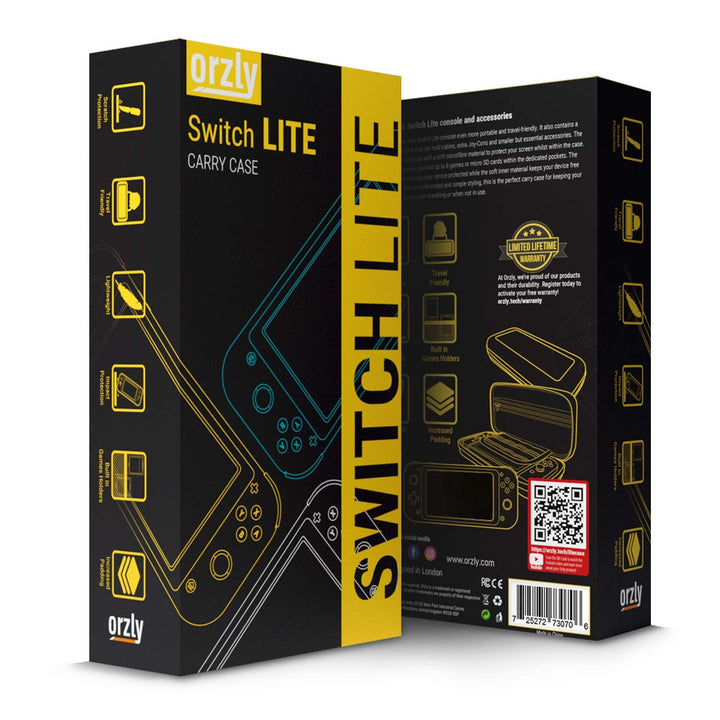 Tragetasche für Nintendo Switch Lite (Modell 2019), schützende Hartschale, tragbare Reise-Tragetasch