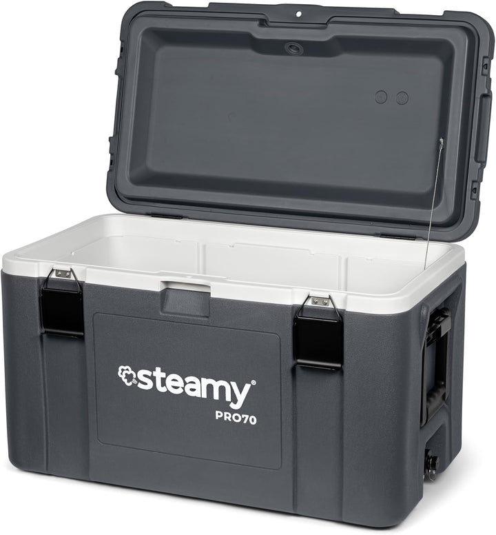 Steamy Pro 70 Kühlbox, 70 Liter, Grau
