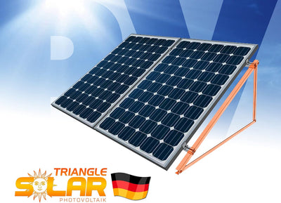 4x Solarmodul Halterung 1180mm Set für 2 Solarpanels Solarmodul Flachdach Aufständerung Photovoltaik