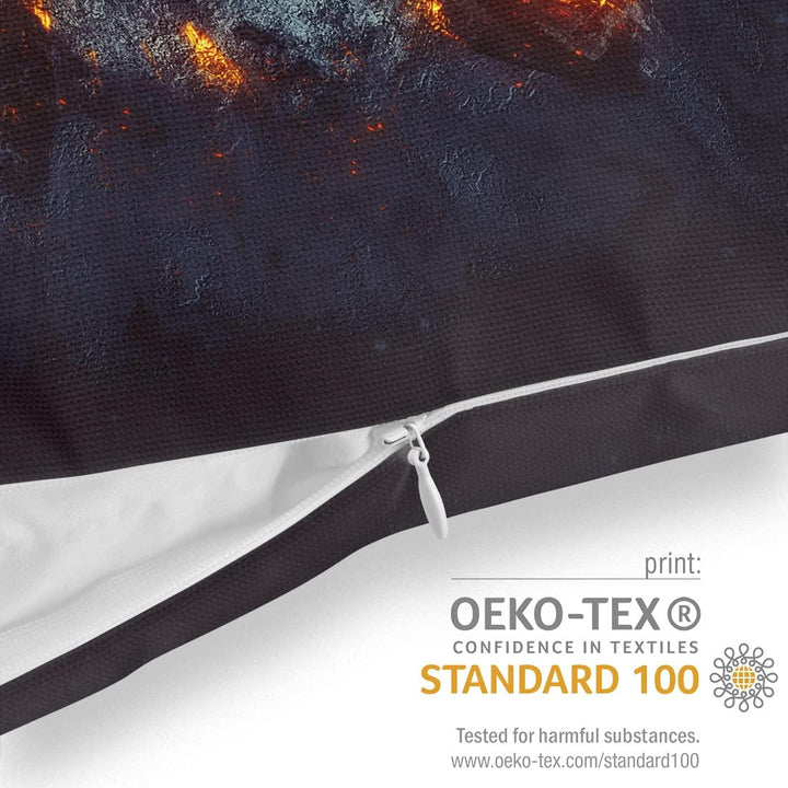 VOID Totenkopf Explosion Kissenbezug Kissenhülle Sofakissen Kissen Deko Outdoor-Kissen Dekokissen, K