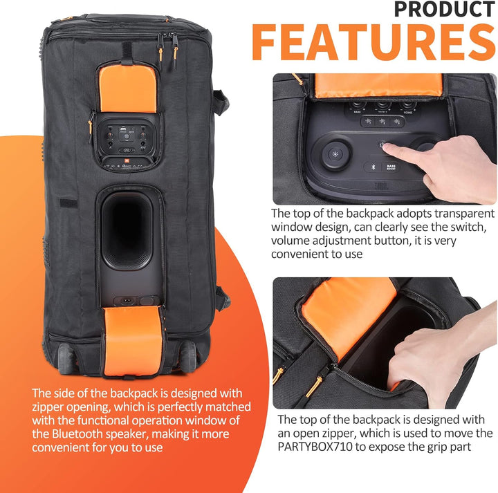 Taschen für JBL Partybox Bluetooth Lautsprecher Tragetasche Case Tragbar Tasche Reise Schutz Taschen