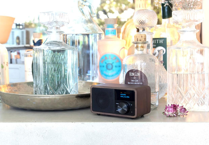 Kathrein DAB plus Radio mini I Digitalradio DAB+ u. UKW mit Bluetooth, Aux 3,5mm & Akku I kleines Kü