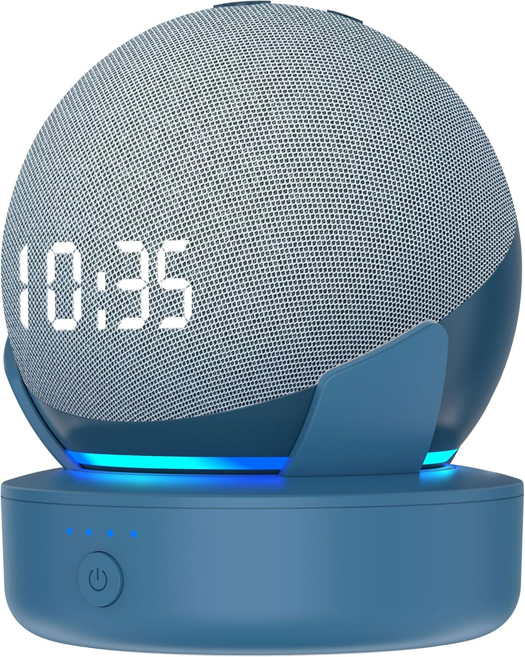 PlusAcc Dot 4.&5. Gen Akku - Tragbare Batterie Base Ständer Zubehör (Nur Akku) (Blau), Blau