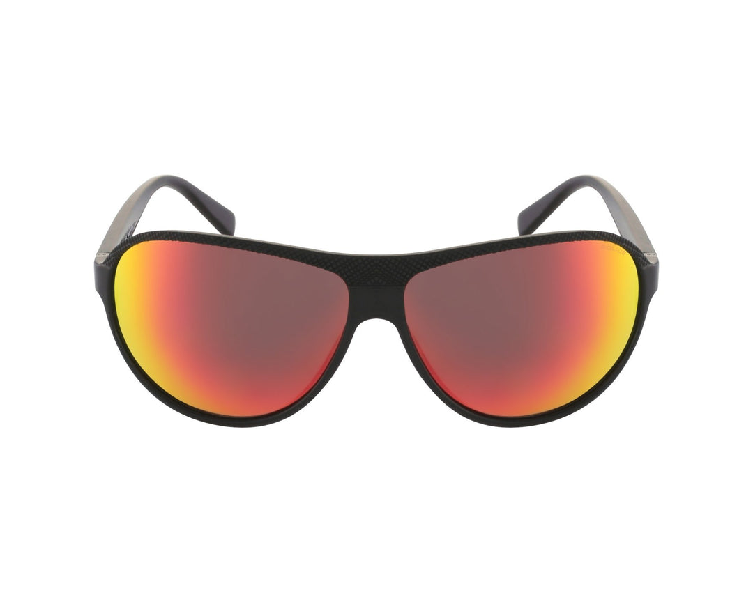 Police Sonnenbrille S1857-7EPR-66 Oval Sonnenbrille 66, Schwarz