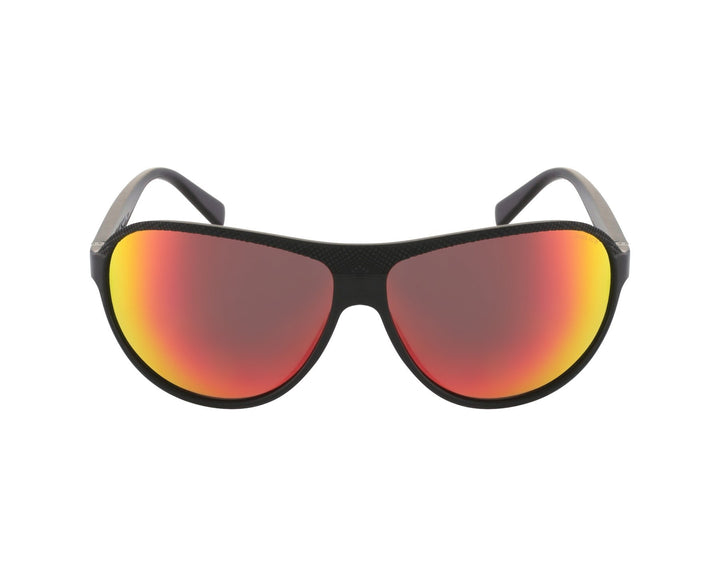 Police Sonnenbrille S1857-7EPR-66 Oval Sonnenbrille 66, Schwarz