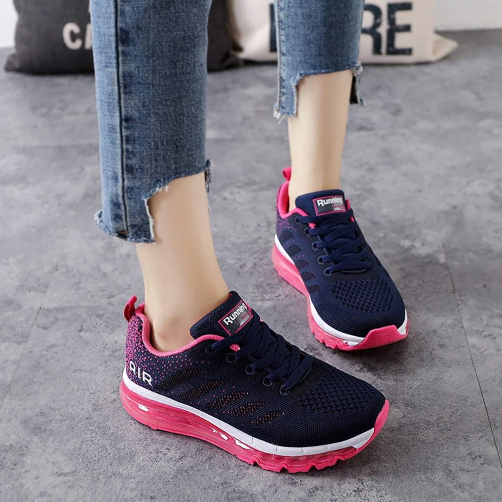 frysen Herren Damen Sportschuhe Laufschuhe mit Luftpolster Turnschuhe Profilsohle Sneakers Leichte S