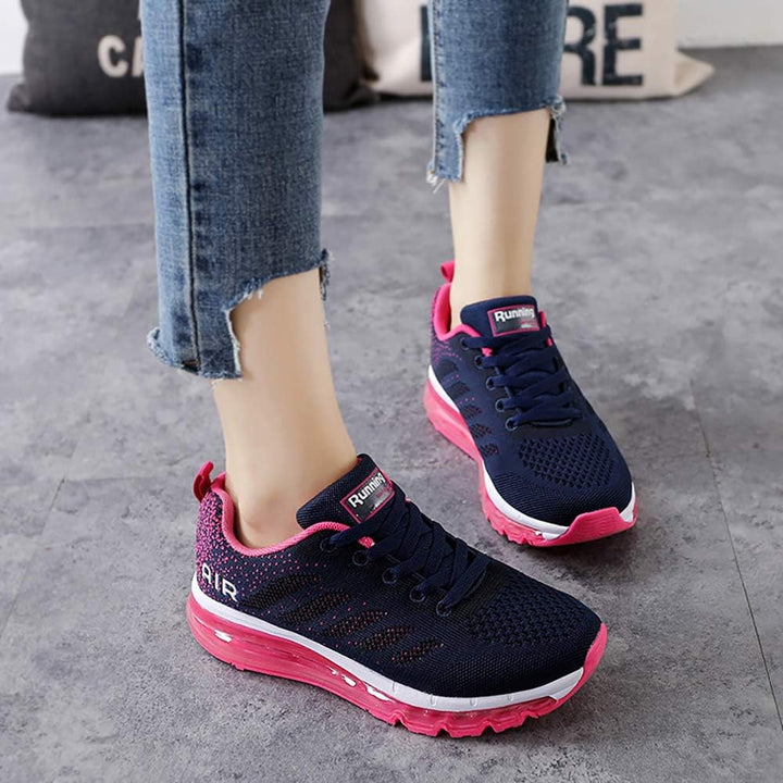 frysen Herren Damen Sportschuhe Laufschuhe mit Luftpolster Turnschuhe Profilsohle Sneakers Leichte S