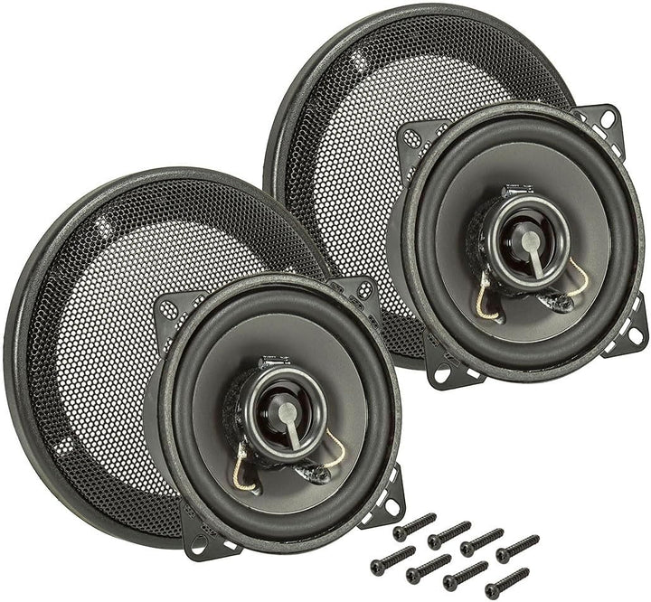 tomzz Audio 4000-005-1 TA10.0-Pro Lautsprecher Einbau-Set DIN 100 2-Wege Koax System mit Gitter 40 W