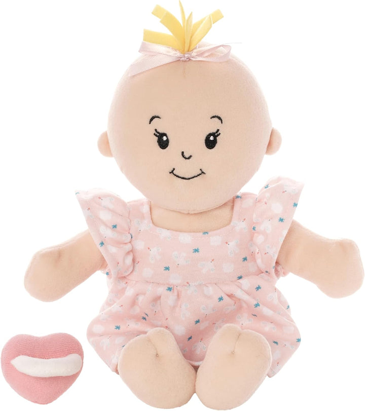 Manhattan Toy 153090 Wee Baby Stella weiche Puppe, pfirsichfarben, 30,48 cm Wee Baby Stella Peach, W