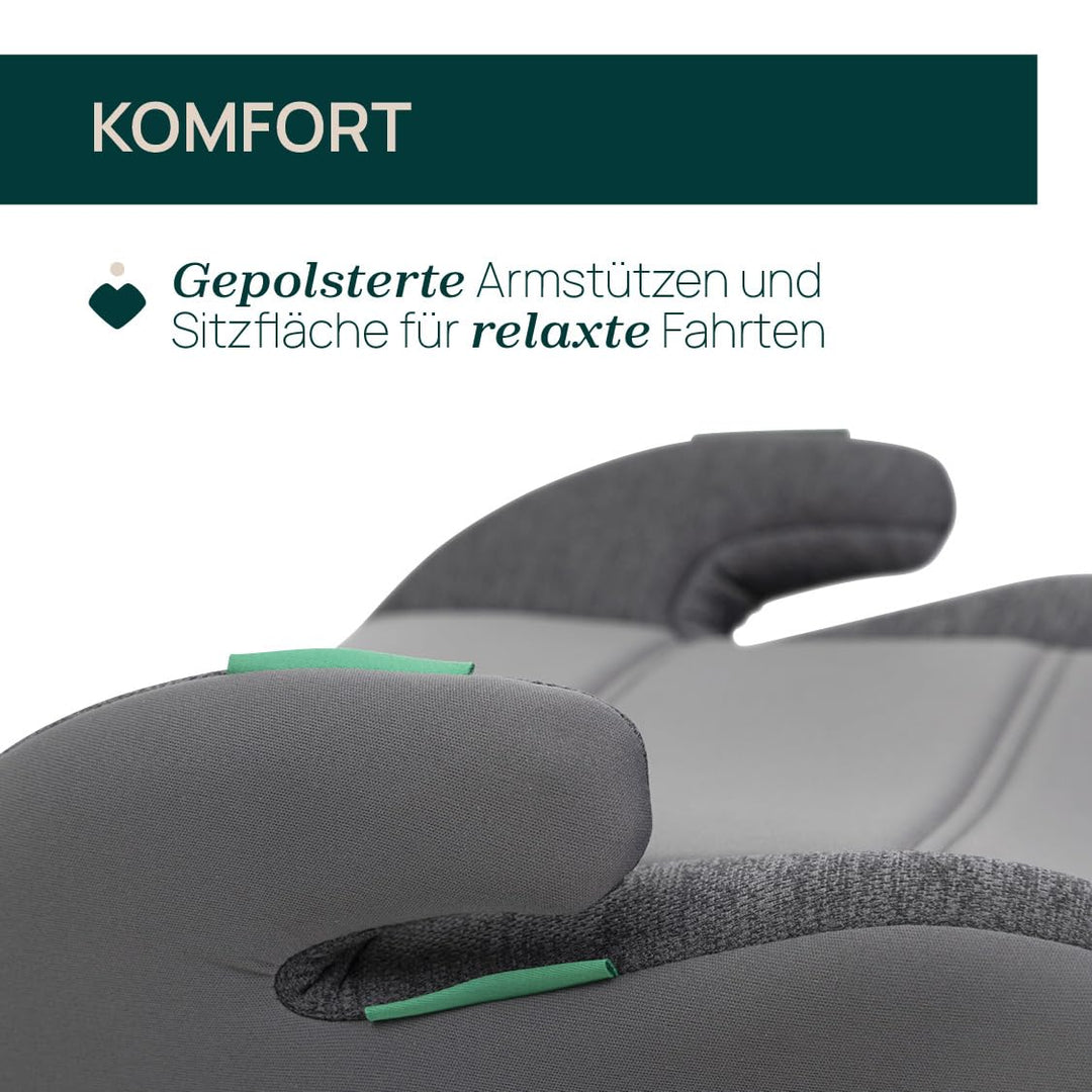 Chicco Quasar Fix i-Size, Kinderautositz 7-12 Jahre (126-150 cm), Gewicht 23-36 kg, Gruppe 3, einfac