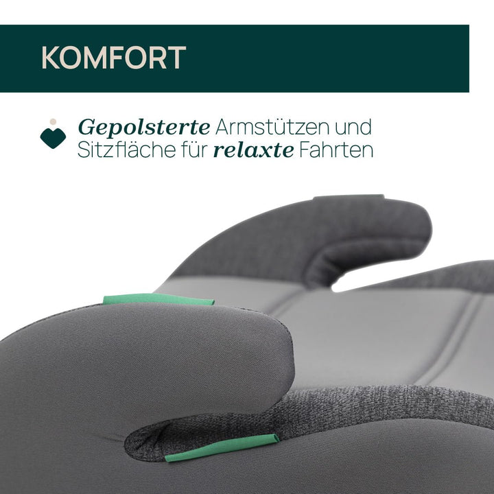Chicco Quasar Fix i-Size, Kinderautositz 7-12 Jahre (126-150 cm), Gewicht 23-36 kg, Gruppe 3, einfac