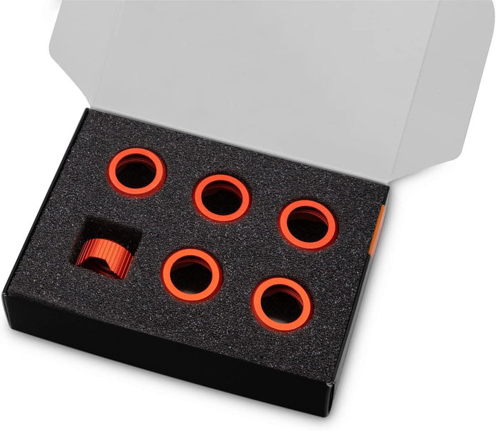 EKWB EK-Quantum Torque Compression Ring 6-Pack HDC 14 - Red, Verbindung ,rot 14 mm rot