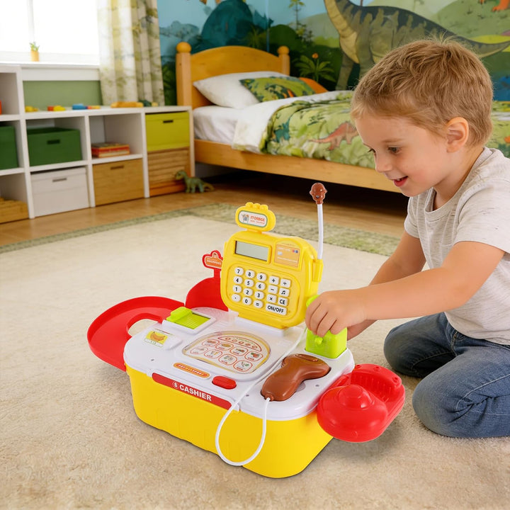 Kinder Kasse Spielset, ABS+PP+PE, Sound, 3+, Lernspielzeug | ABS+PP+PE,Spritzguss+Blasformen,Rechenm