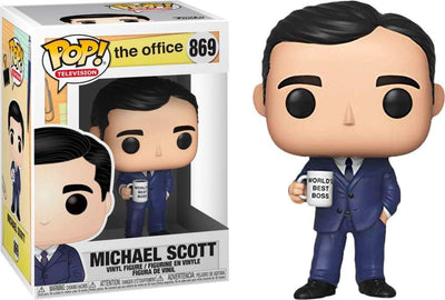 The Office – Michael Scott Funko Pop! Vinyl-Figur (gebündelt mit kompatibler Popbox-Schutzhülle)