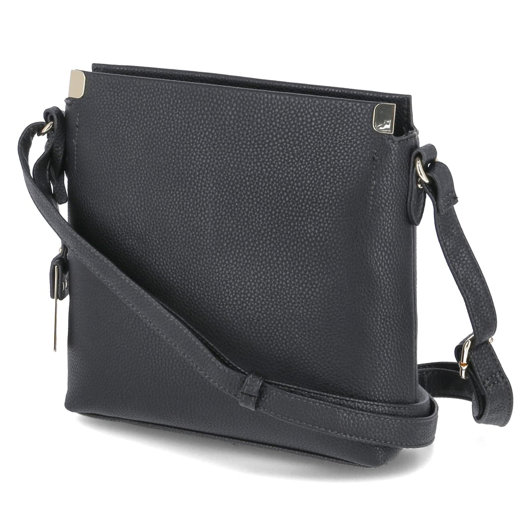 Gabor bags Gela Damen Umhängetasche Crossbody Bag Beige 25 x 6,5 x 23,5 Schwarz, 25 x 6,5 x 23,5 Sch