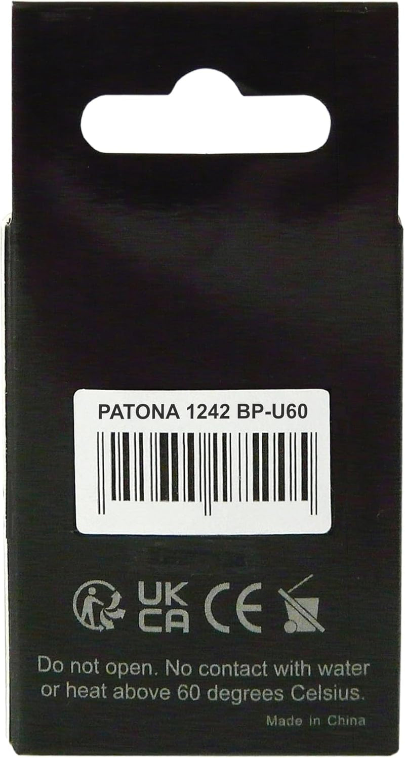 PATONA Premium - Ersatz für Akku Sony BP-U60 - LG Cells Inside - (5200mAh) kompatibel mit Ladegerät