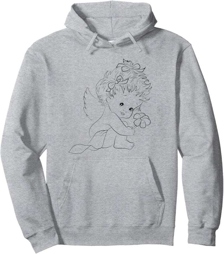 Engelskostüm für Mädchen und Damen, niedlicher katholischer Engel Pullover Hoodie