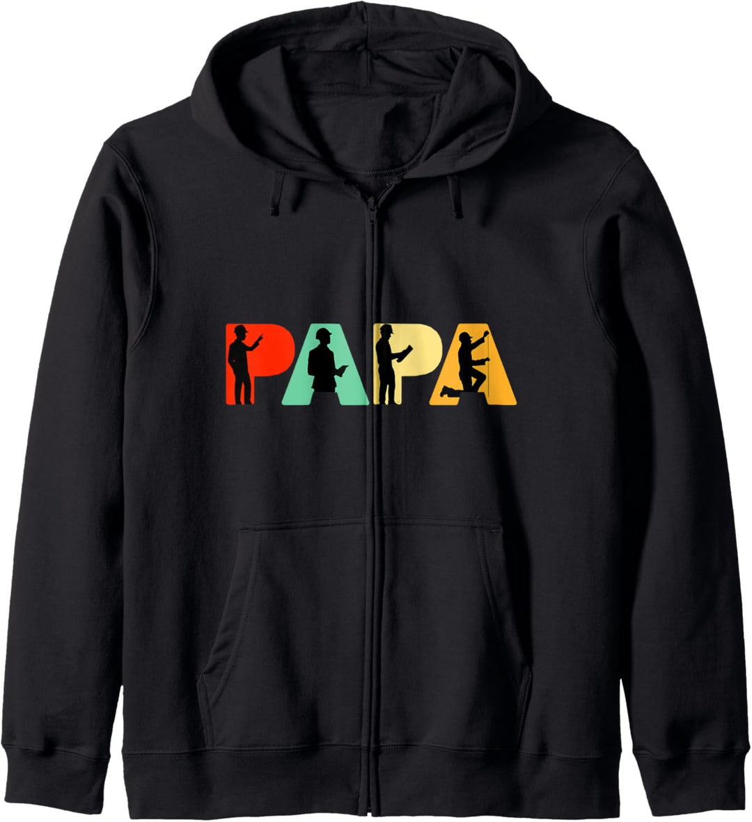 Retro-Ingenieur-Papa, Geschenk des stolzen Ingenieur-Papas Kapuzenjacke