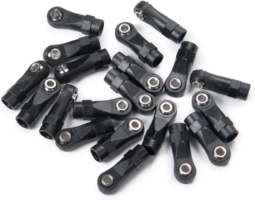AXspeed 10pcs/Set Stainless Steel Steering Pull Rod Link Linkage for SCX10 1/10 RC Crawler Car
