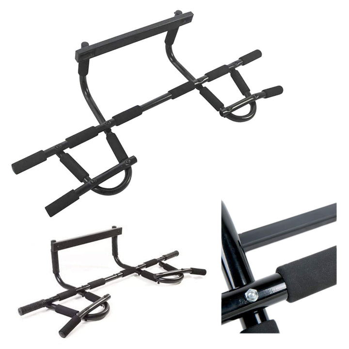 FFitness FFitnes Iron Gym, Klimmzugstange Unisex Erwachsene, Schwarz-Grau, Einheitsgrösse