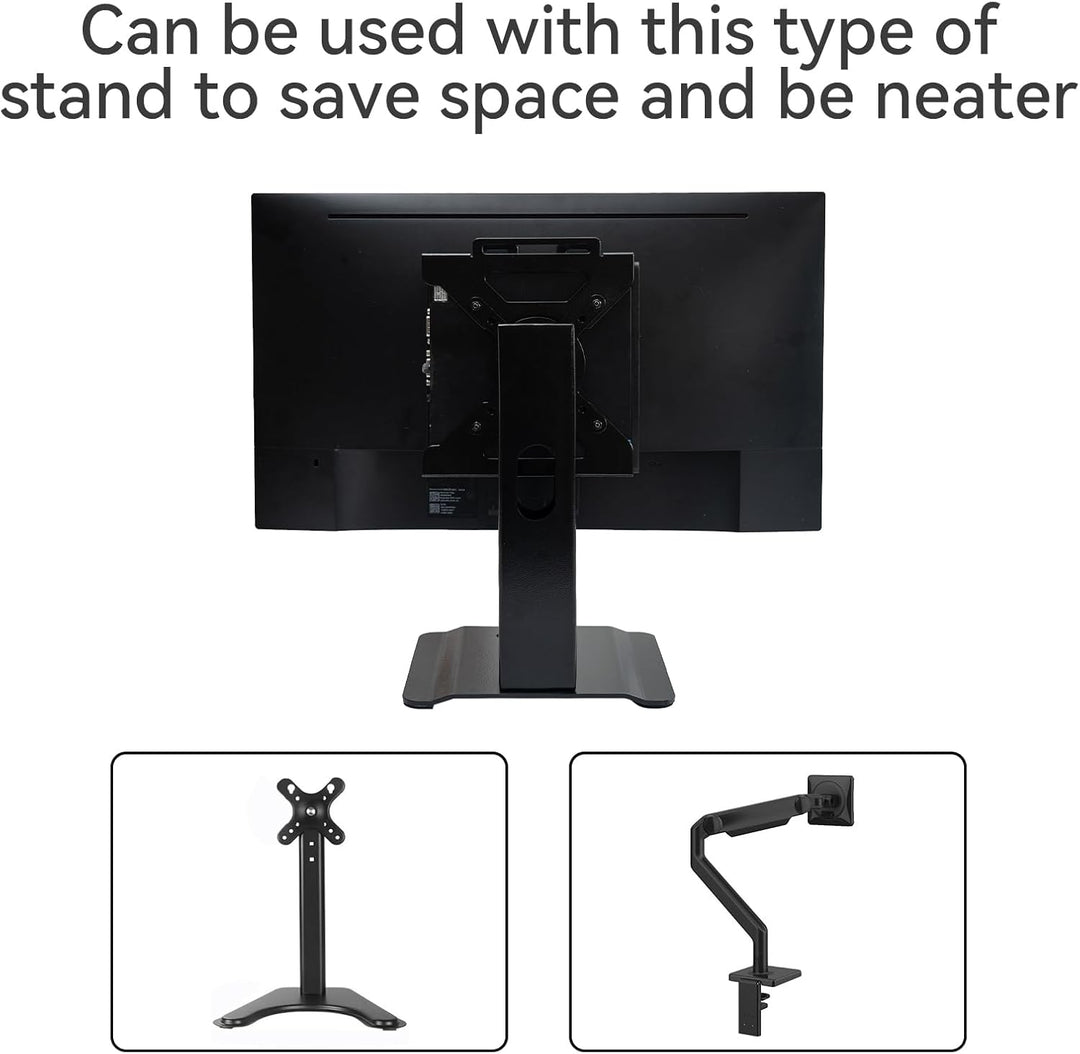 shinar Metall Halterung Kompatibel mit Lenovo Thinkcentre Tiny M90q Gen 2, M80q Gen3, M90q Gen3, M90