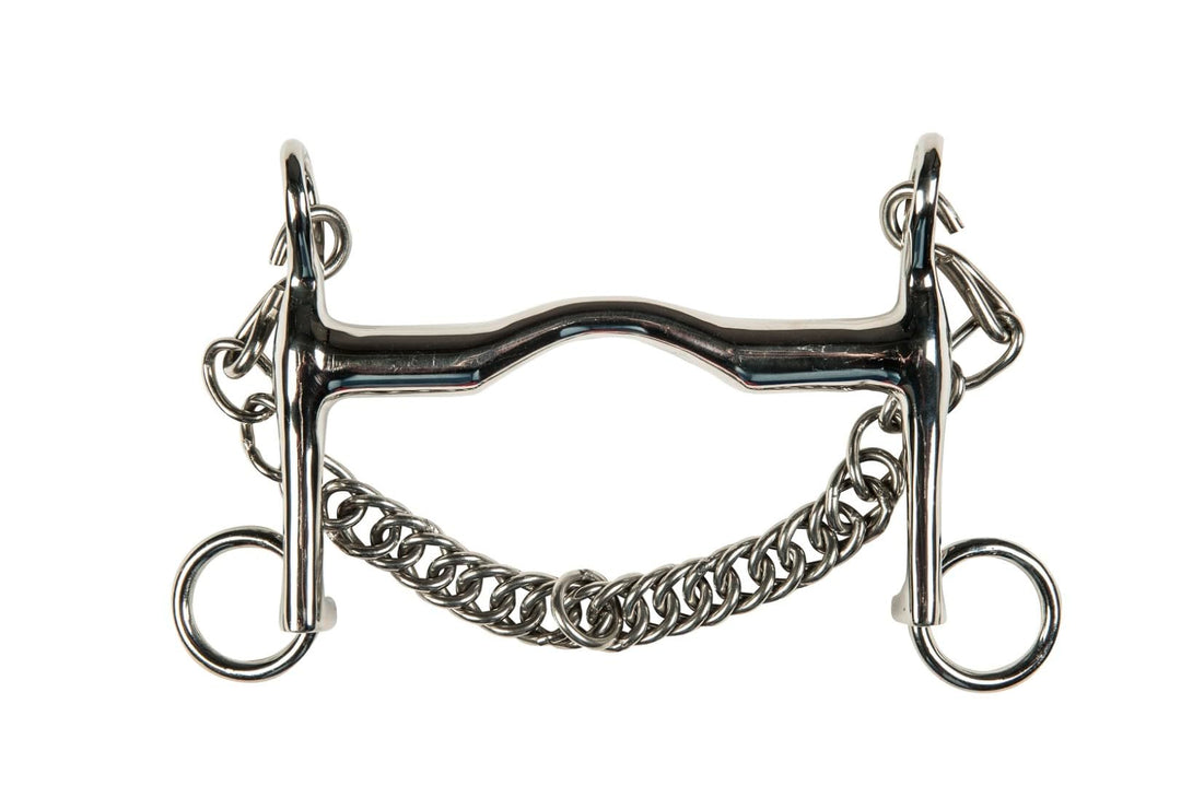 HKM Reitkandare-9885 silber 15,5 cm